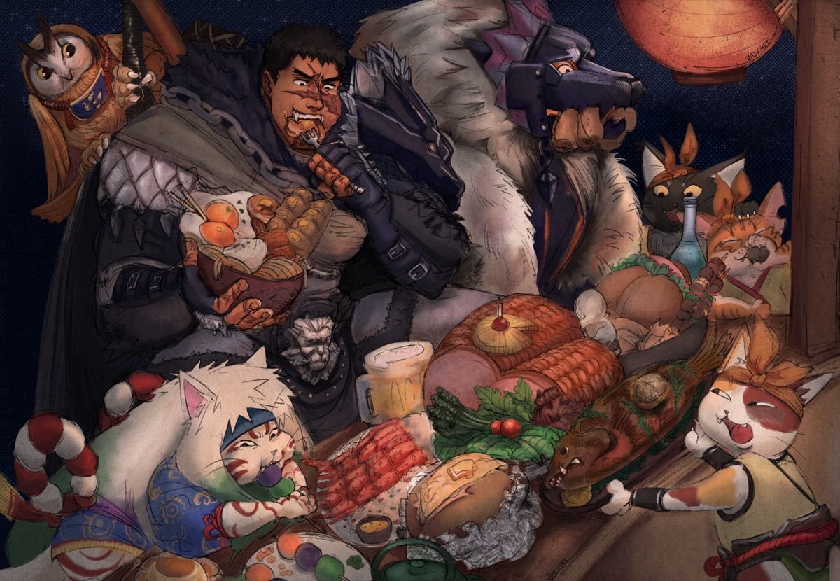 Monster Hunter OCs Full Illustration