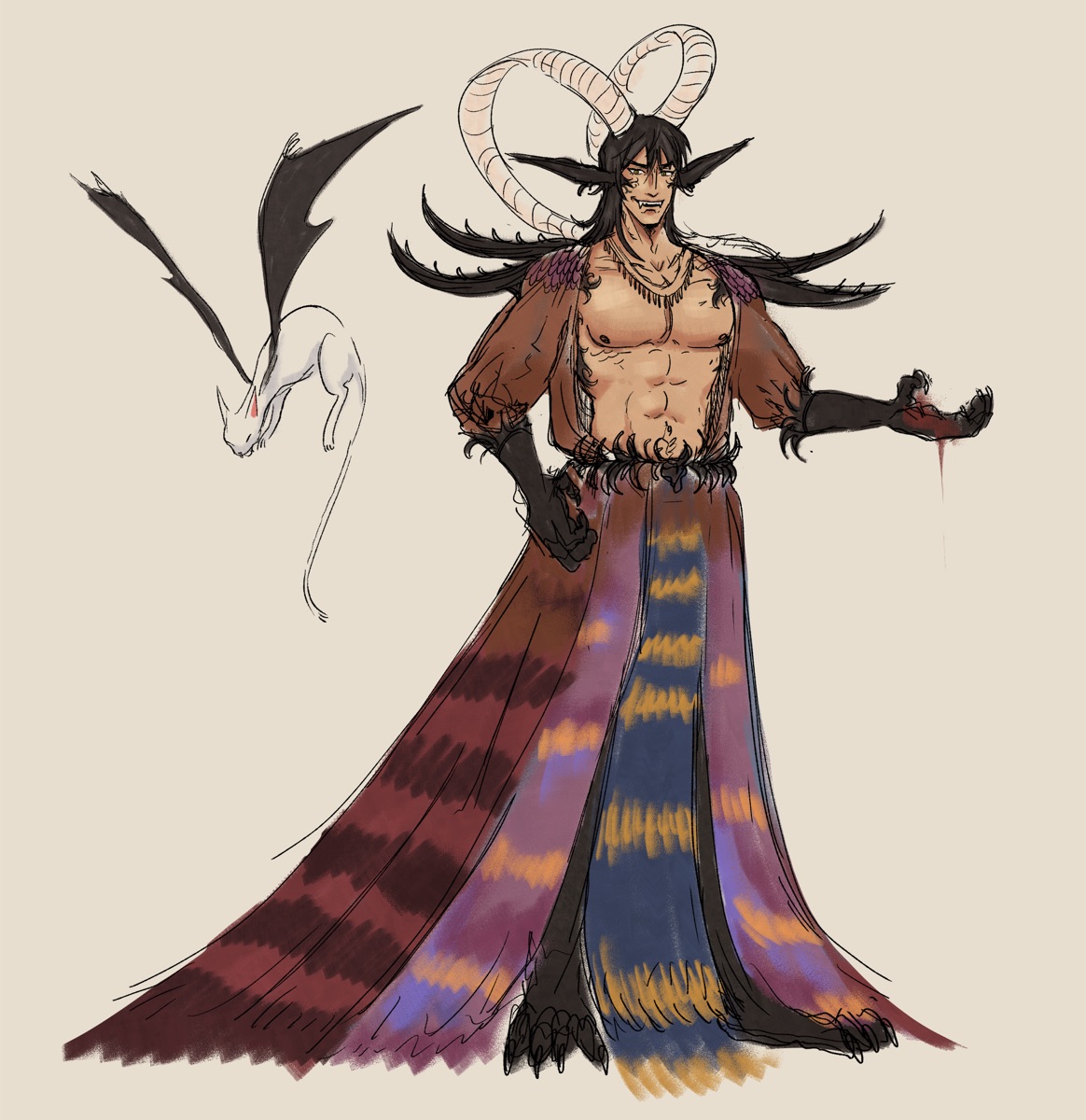 OC Cayden - Full Body Concept Art