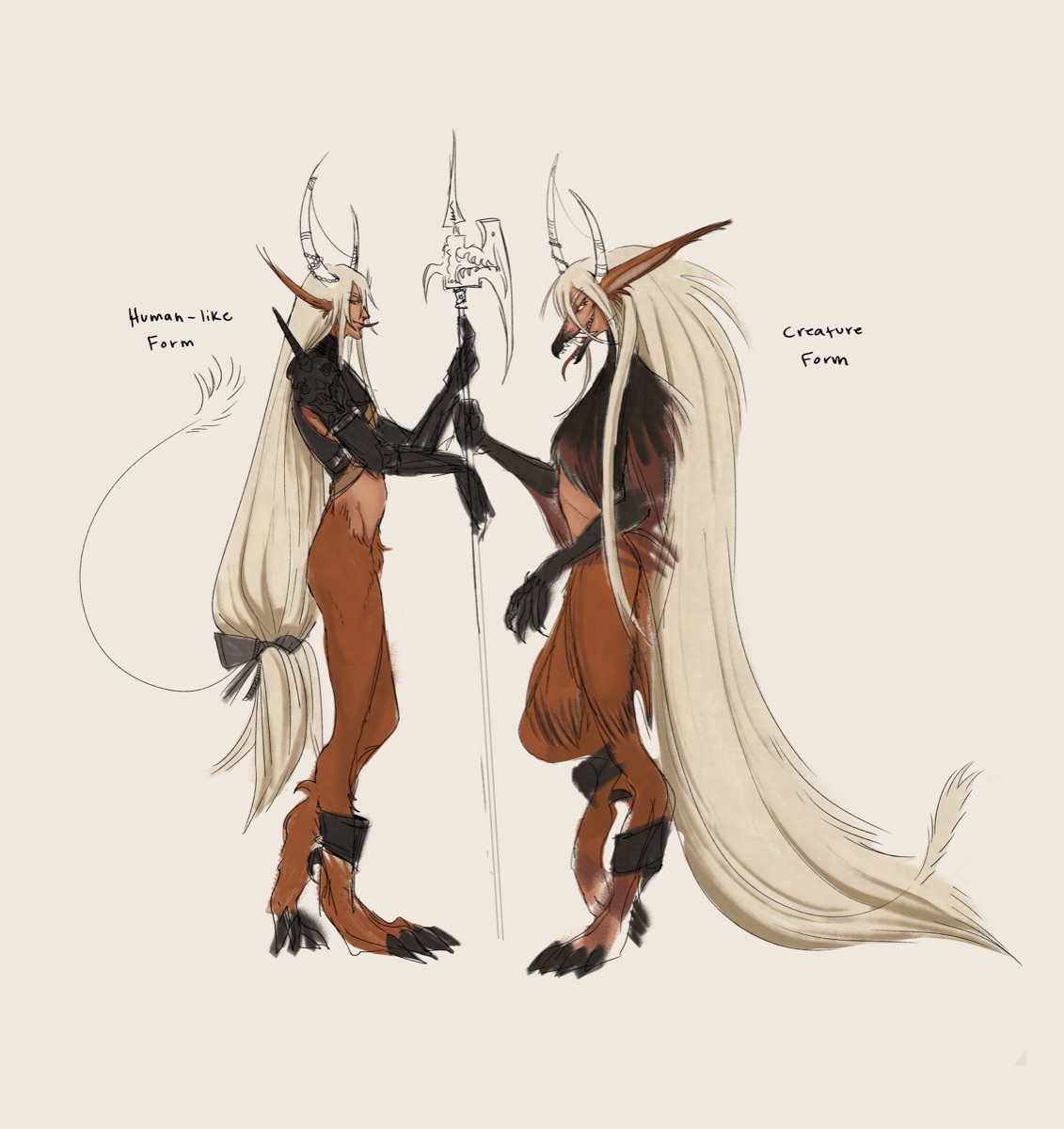 Full Body Concept Art OC Media Luna