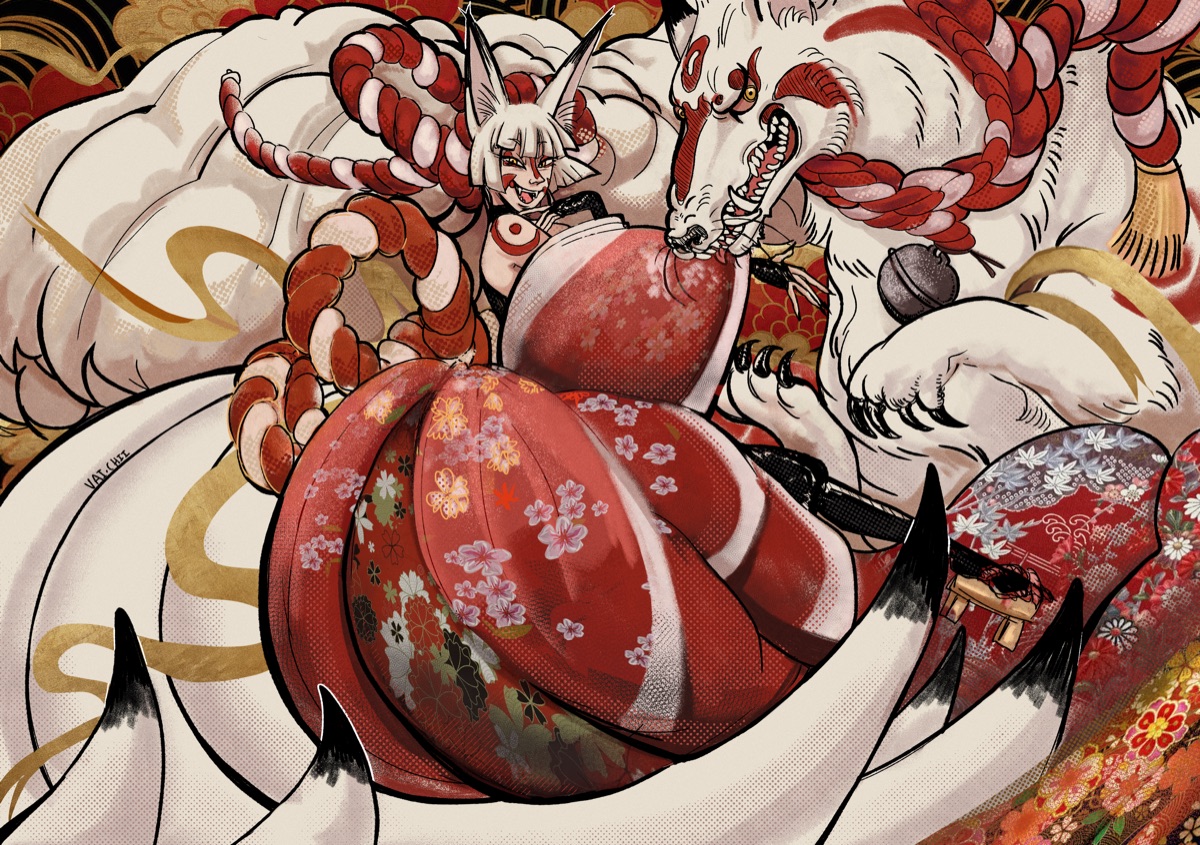 OC 'The Kitsune' Full Illustration