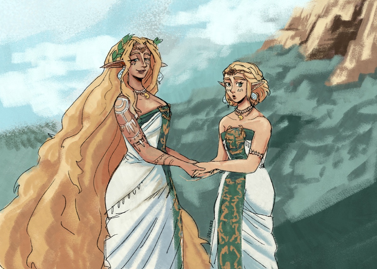 LOZ Tears of The Kingdom Illustration